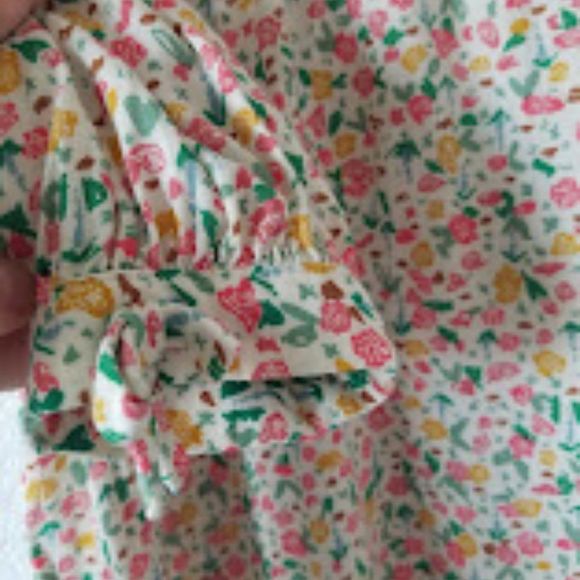 Hanna Andersson Girl Floral Blouse size US 5 ~ 110cm - Picture 7 of 7